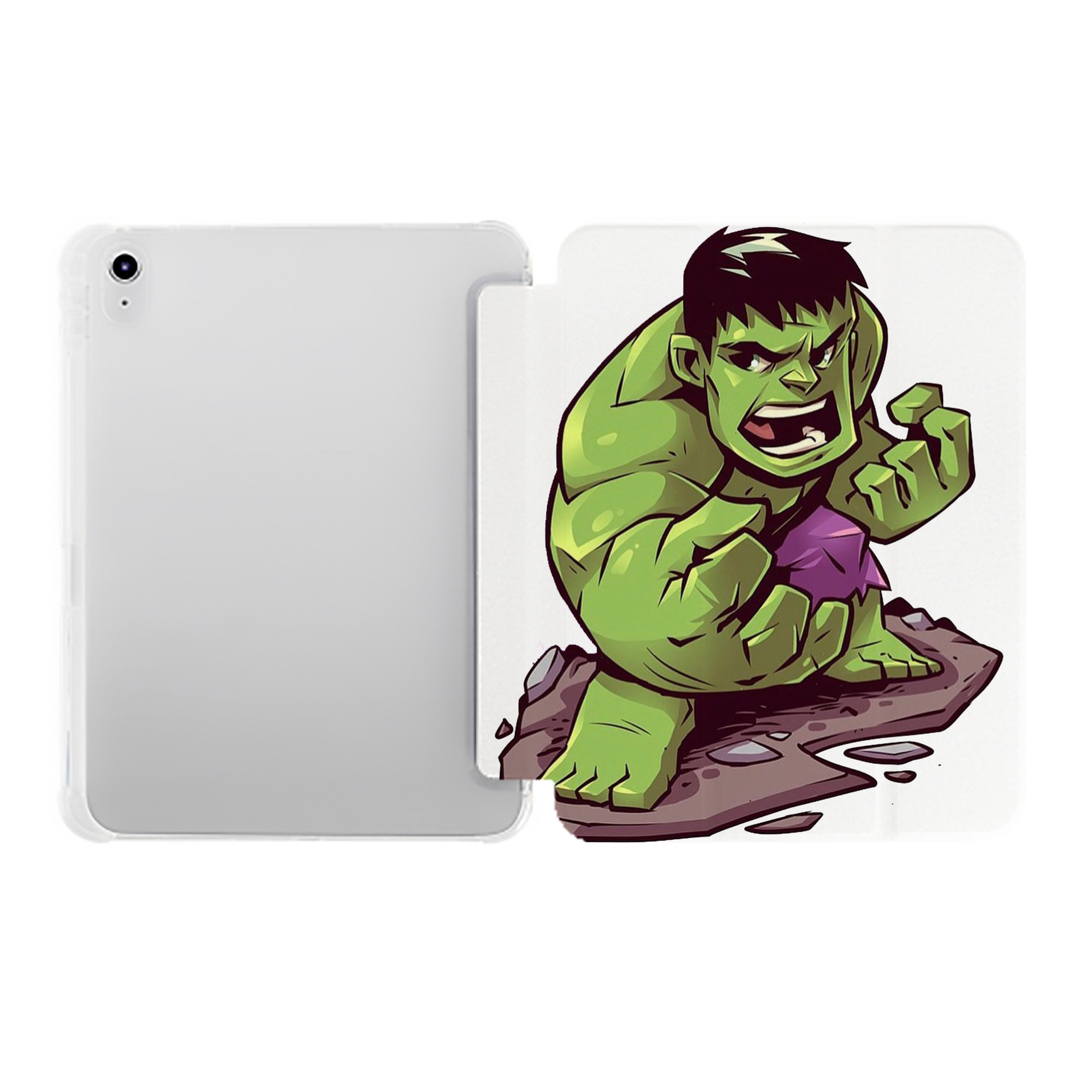 （画像用） アベンジャーズ The Avengers IPad ケース ペン収納付き 三つ折りスタンド PUレザー×シリコン 対応機種9.5/10.5/10.9インチ